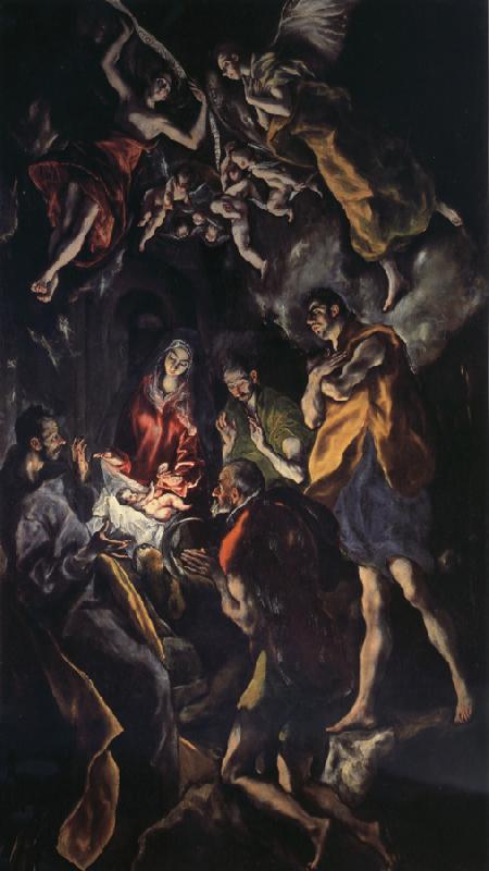 El Greco Adoration of the Shepherds oil painting image